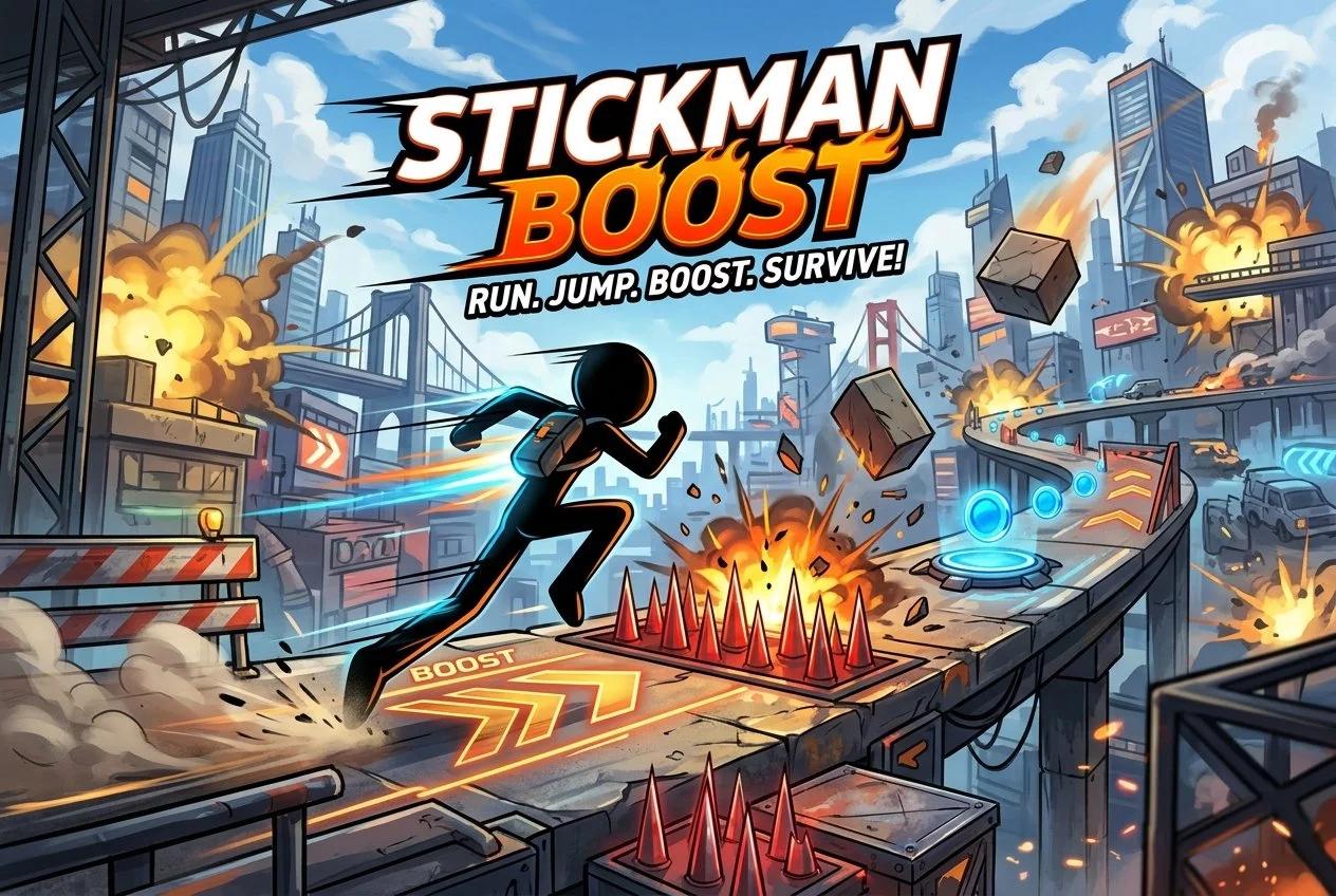Stickman Boost